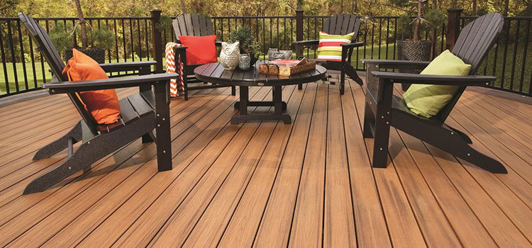 Black TREX Decking in Tarzana, CA