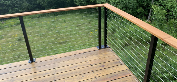 Installing Deck Cable Railing in Tarzana, CA