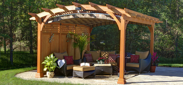 Modern Wood Pergola Installation in Tarzana, CA